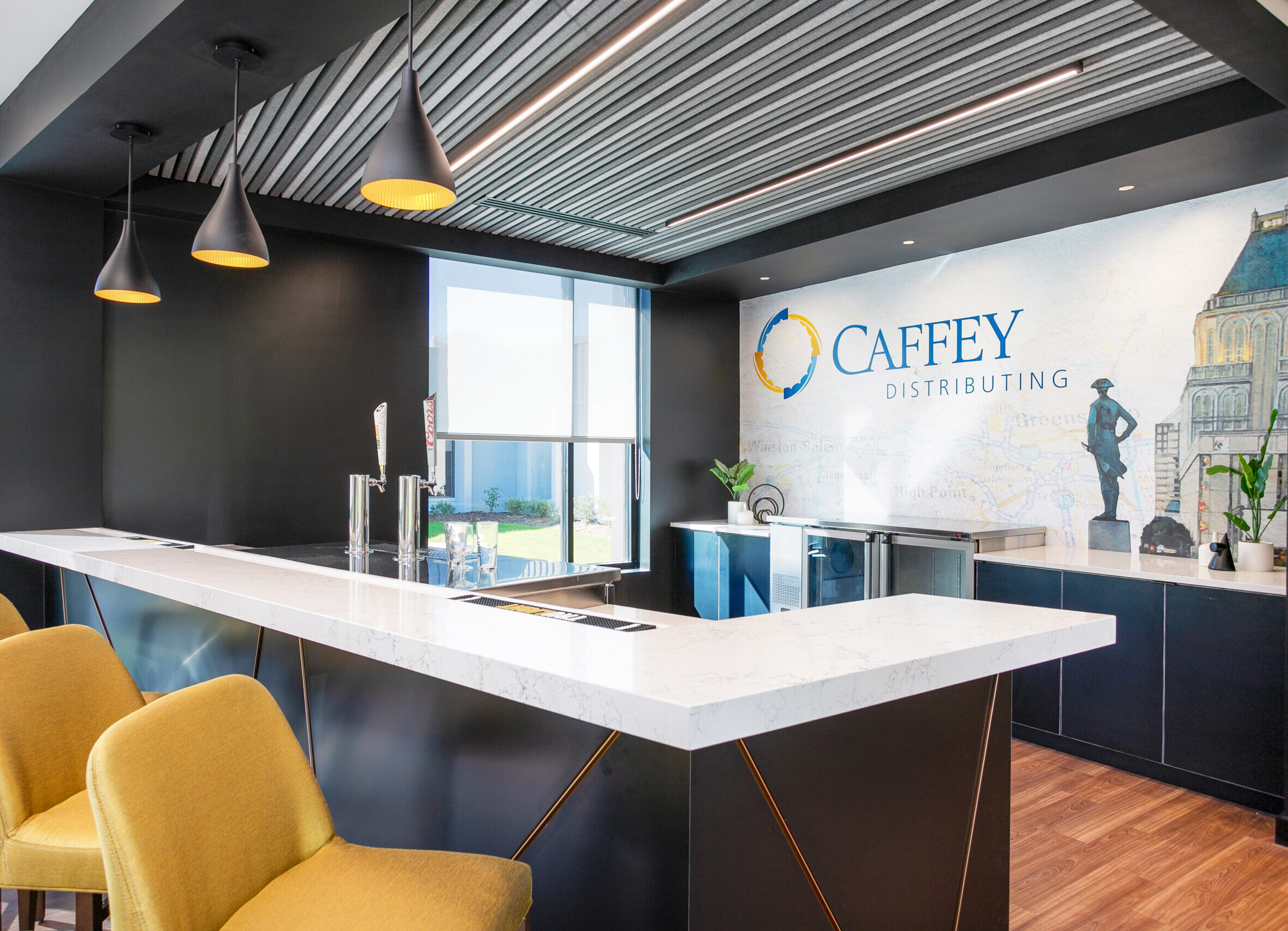 Caffey Distributing Headquarters Office Interior